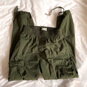 Urban Outfitters green khaki cargo joggers